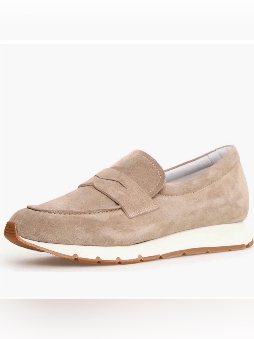 NWT VOILE BLANCHE Julia Hybrid Loafer Sneaker in Light Beige